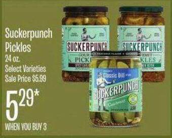 Jewel-Osco Suckerpunch Pickles offer