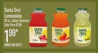 Jewel-Osco Santa Cruz Lemonades offer