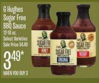 Jewel-Osco G Hughes Sugar Free BBQ Sauce offer