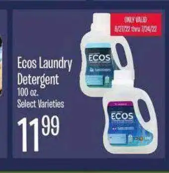 Jewel-Osco Ecos Laundry Detergent offer