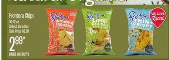 Jewel-Osco Frontera Chips offer