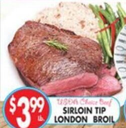 Met Foodmarkets Sirloin Tip London Broil offer