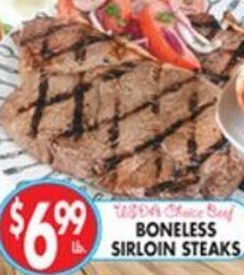 Boneless Sirloin Steaks
