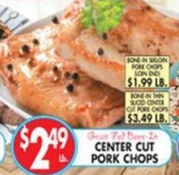 Met Foodmarkets Center Cut Pork Chops offer