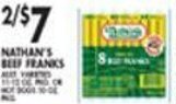 Met Foodmarkets Nathan's Beef Franks offer