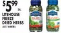 Litehouse Freeze Dried Herbs