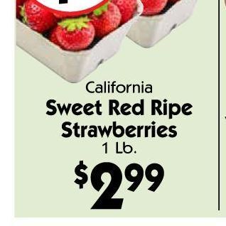 Sweet Red Ripe Strawberries