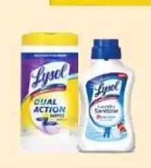Lysol Wipes or Sanitizer