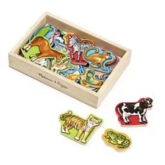 Kohl's Melissa & doug magnetic wooden animals set offer