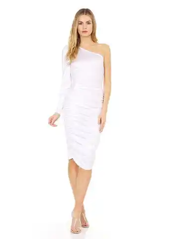 Stein Mart One shoulder midi dress offer