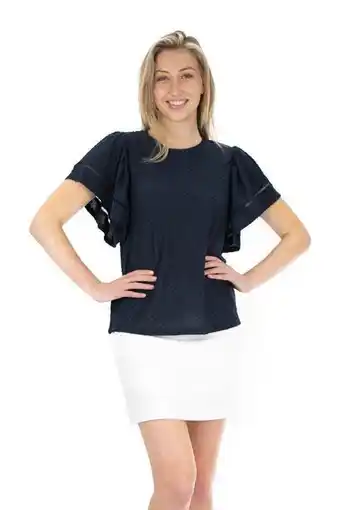 Stein Mart Zac & rachel clip dot knit top offer