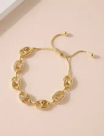 Stein Mart Chain link rhinestone bracelet offer