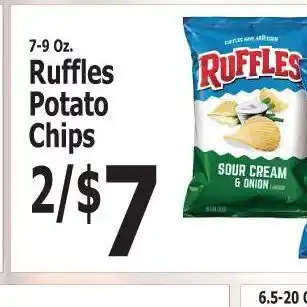 Ruffles Potato Chips x2