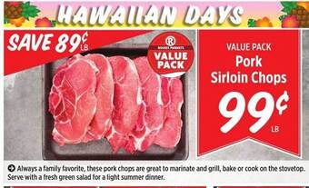 Rouses Pork Sirloin Chops offer