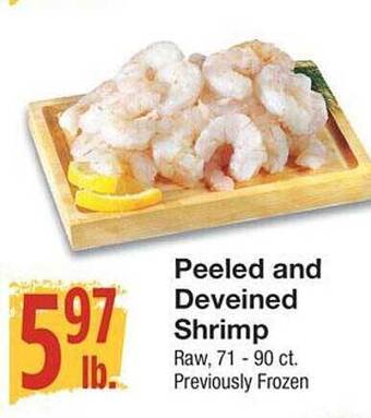 United Supermarkets Peeled And Deveined Shrimp offer