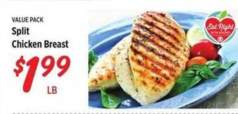 Rouses Split Chicken Breast offer