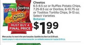 Food 4 Less Cheetos offer