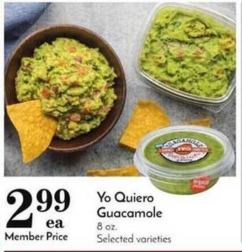 Pavilions Yo Quiero Guacamole offer