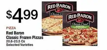 Jons International Pizza Red Baron Classic Frozen Pizzas offer