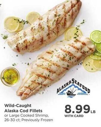 QFC Wild-caught Alaska Cod Fillets offer