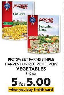 Reasors Pictsweet Farms Simple Harvest Or Recipe Helpers Vegetables offer
