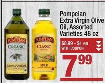 Super King Markets Pompeian Extra Virgin Olive Oil Assorted Varieties offer