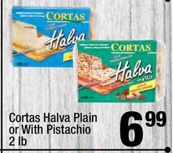 Super King Markets Cortas Halva Plain Or With Pistachio offer