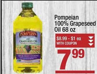 Super King Markets Pompeian 100% Grapeseed Oil offer