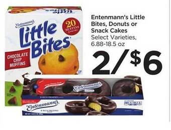 Food 4 Less Entenmann's Little Bites Donuts Or Snack Cakes offer