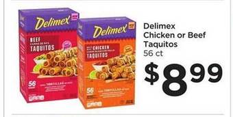 Food 4 Less Delimex Chicken Or Beef Taquitos offer