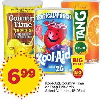 Food 4 Less Kool-aid Country Time Or Tang Drink Mix offer