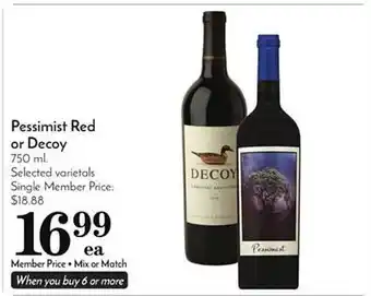 Pavilions Pessimist Red Or Decoy offer