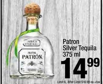 Super King Markets Patron Silver Tequila offer