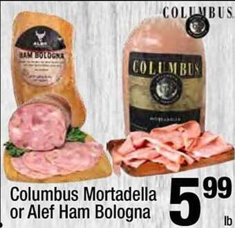 Super King Markets Columbus Mortadella Or Alef Ham Bologna offer