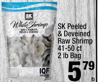 Super King Markets Sk Peeled & Deveined Raw Shrimp offer