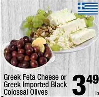 Super King Markets Greek Feta Cheese Or Greek Imported Black Colossal Olives offer