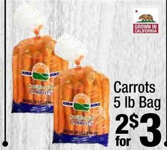 Super King Markets Carrots 5 Lb Bag offer