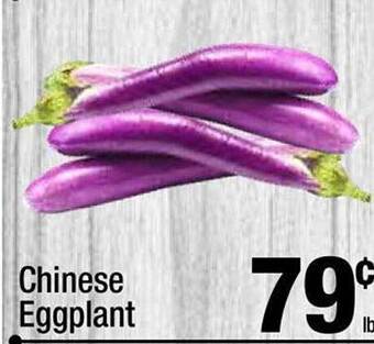 Super King Markets Chinese Eggplant offer