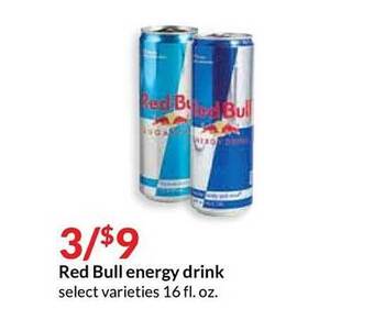Hy-Vee Red Bull Energy Drink offer