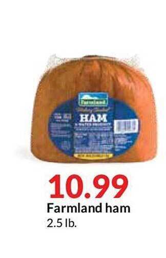 Hy-Vee Farmland Ham offer