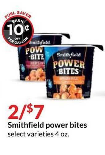 Hy-Vee Smithfield Power Bites offer