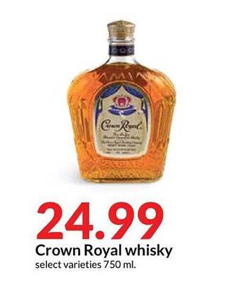 Hy-Vee Crown Royal Whisky offer