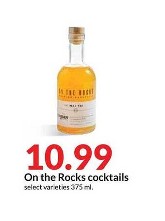 Hy-Vee On The Rocks Cocktails offer