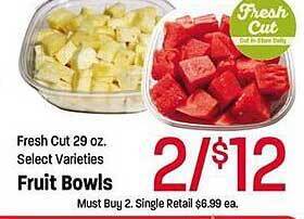 Maceys Fruit Bowls offer