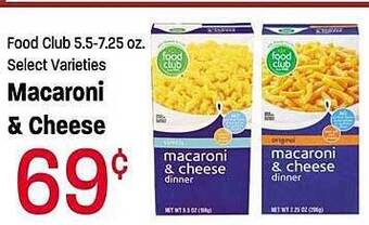 Maceys Food Club Macaroni & Cheese offer