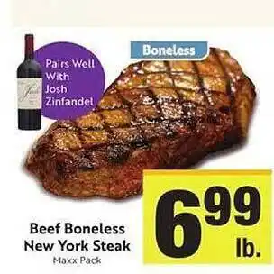 Beef Boneless New York Steak