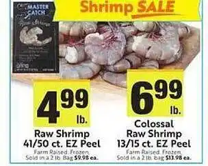 Save Mart Raw Shrimp, Colossal Raw Shrimp offer