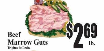 Baja Ranch Beef Marrow Guts offer