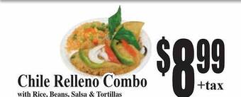 Baja Ranch Chile Relleno Combo offer