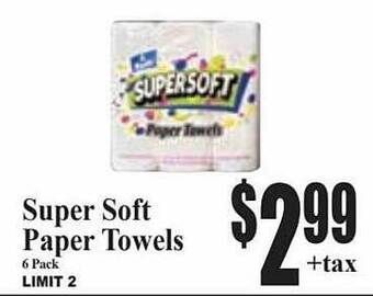 Baja Ranch Super Soft Paper Towels offer